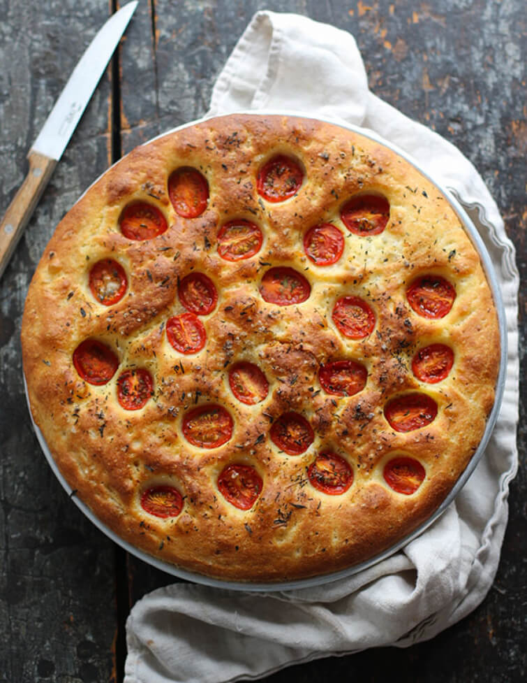 Focaccia Aux Pommes De Terre Et Tomates Cerises Recettes Favuzzi