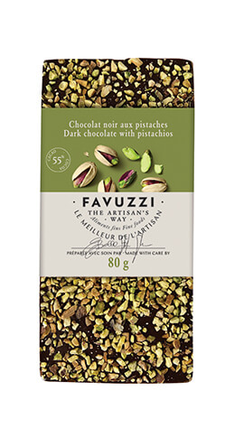 55% Cacao Pistachios choco bar