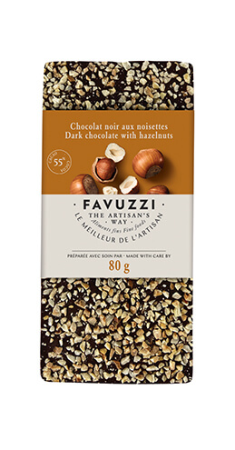 55% Cacao Hazelnuts IGP choco bar