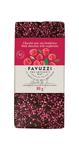 55% Cocoa Raspberry bar choco bar