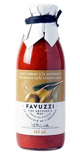 Sauce arrabbiata (piment fort), Produits, Favuzzi