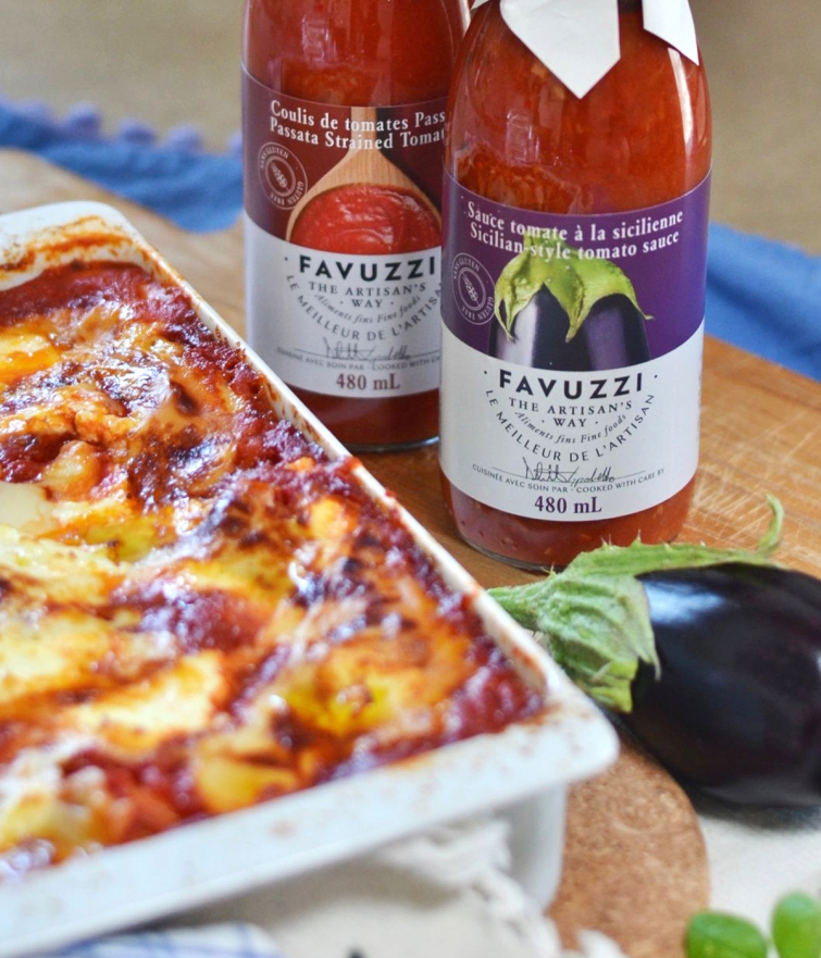 Lasagna with ricotta and an eggplant sauce | Recipes | Favuzzi | Olive oils  and fine Italian products | Delivery across Canada